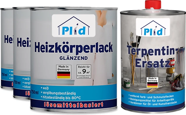 Vernice radiatore premium LH vernice termica bianca lucida ricambio trementina bianco