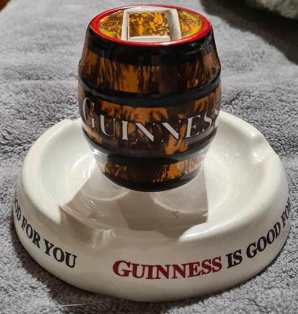 GUINNESS ashtray And Match Box Holder