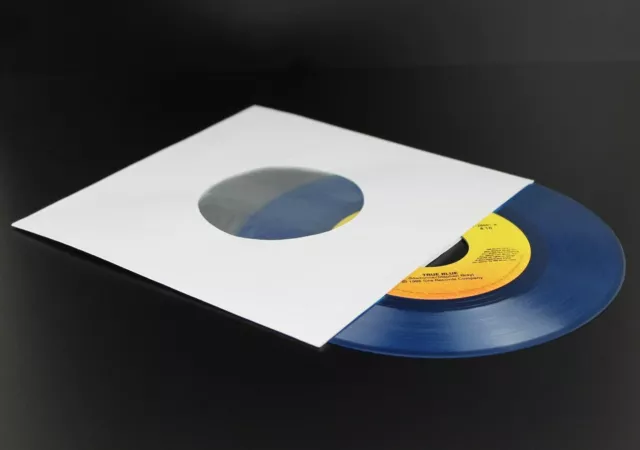 25 Fundas Papel Blanco + Antiestático Para Discos De Vinilo 7" Single Y Ep