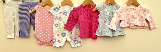Pacchetto di abbigliamento per bambine età 0-3 mesi mini club John Lewis George