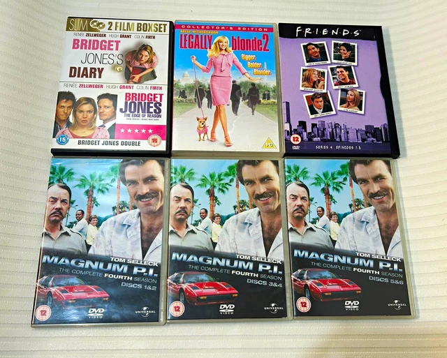 MAGNUM PI SEASON 4 DVD Box Set Friends Bridget Jones Legally Blonde magnum-pi-season-4-dvd-box-set-friends-bridget-jones-legally-blonde
