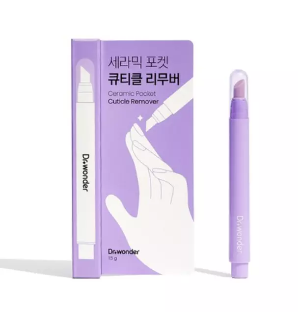 Removedor de cutículas de bolsillo de cerámica Dr+ Wonder 1,5 g K-Beauty