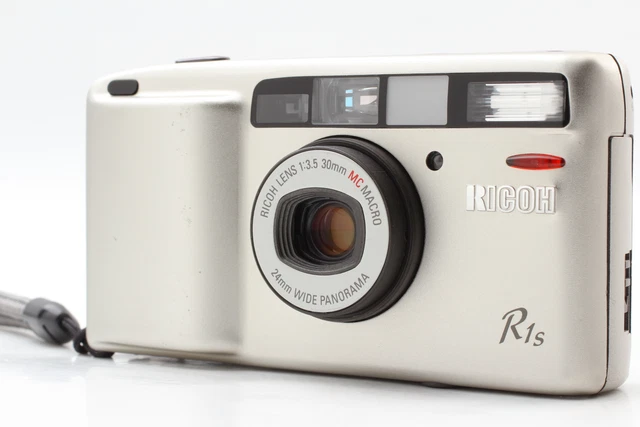 READ [Near MINT] RICOH R1s silver 35mm Point & Shoot Film Camera From JAPAN