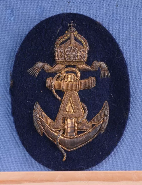 Kaiserliche Marine Ärmelabzeichen Ober Bootsmanns Maat mit A