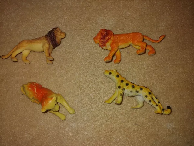 Big cat lot , Toy Animal Figurine, pvc