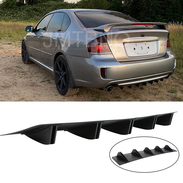 LY 6Fin Universal Chassis Shark Fin Bending Insert Rear Spoiler Bumper Diffuser Shockproof Car Exte I.1407203534