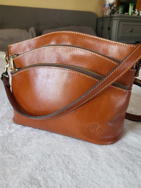 PATRICIA NASH PASTEL Blush Pink Lorraine Woven Leather Triple Zip CB Bag NEW 129.52 PicClick