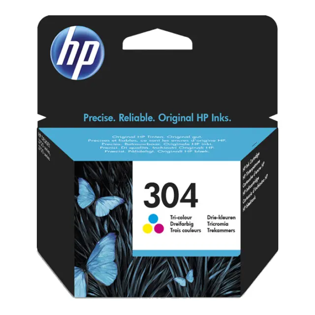 CARTUCCIA HP 304 ORIGINALE TRI-COLORE INK-JET PER HP Deskjet 3720, 3730, 3732
