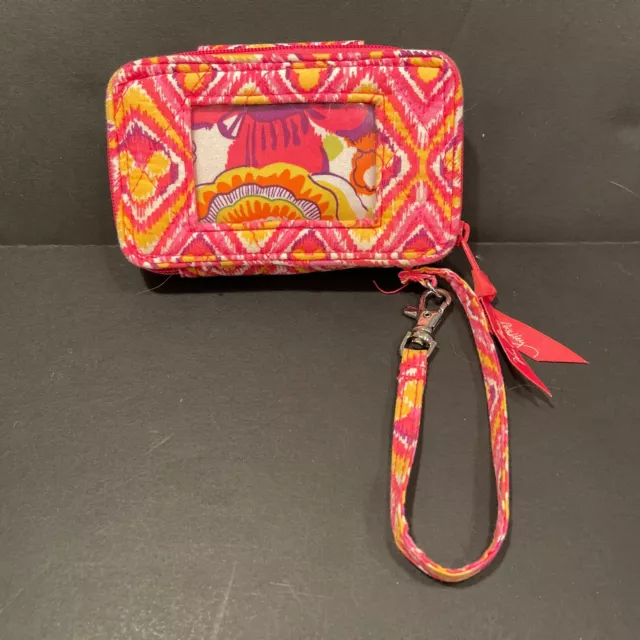 Disney Parks Mickey Vera Bradley Pink Bouncing Bouquet Wallet Wristlet