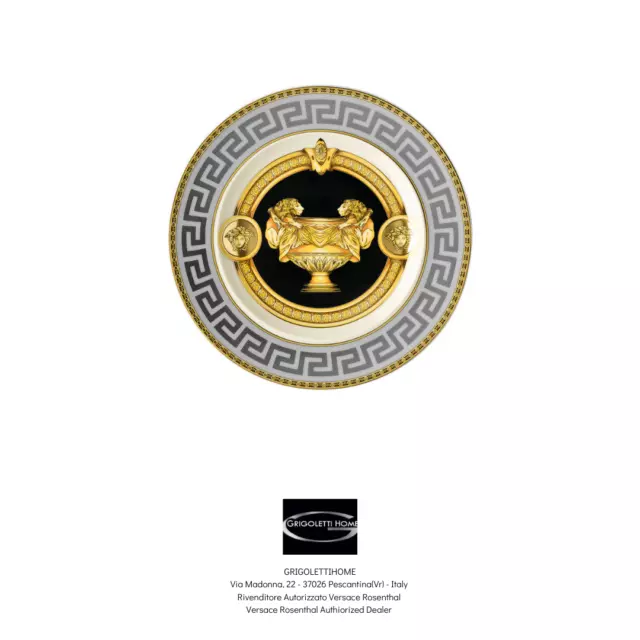 Versace Rosenthal - Prestige Gala - Piatto  Piano / Pane cm 18 - Rivenditore