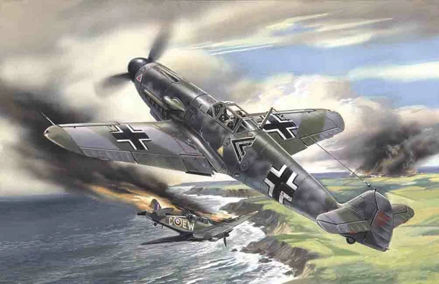 Messerschmitt Bf 109f-2, Allemand WWII Fighter 1:48 Plastic Model Kit 48102 Icm