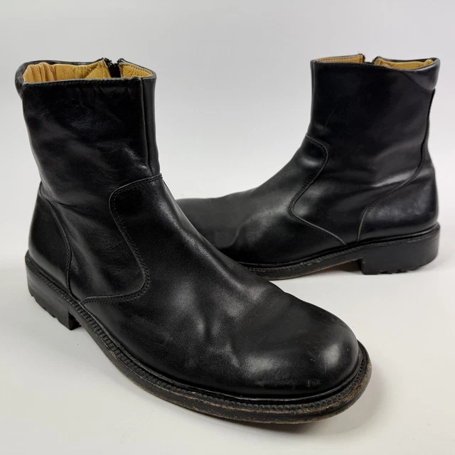 TO BOOT NEW York Adam Derrick Senato Black Leather Penny  display picture 3