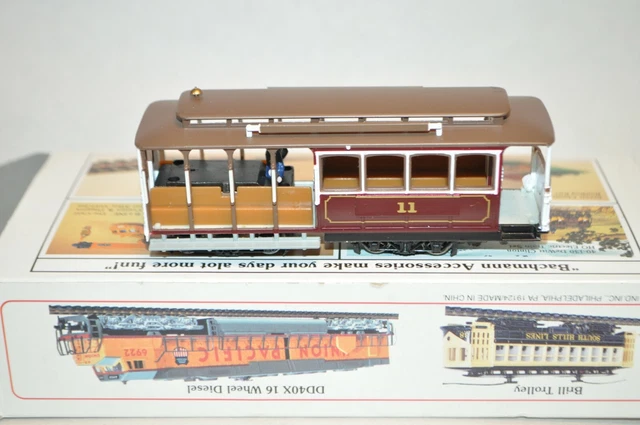 Bachmann H0 - Tramway à Câble Washington & Jackson Street - 60536, Neuf