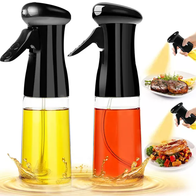 7oz Olive Oil Sprayer Refillable Dispenser Spray Kitchen Vinegar Spritzer Bottle