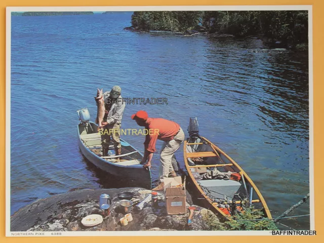 VINTAGE FISHING CALENDAR Salesman Sample Litho Print 8 x 6 Northern Pike  $4.41 - PicClick