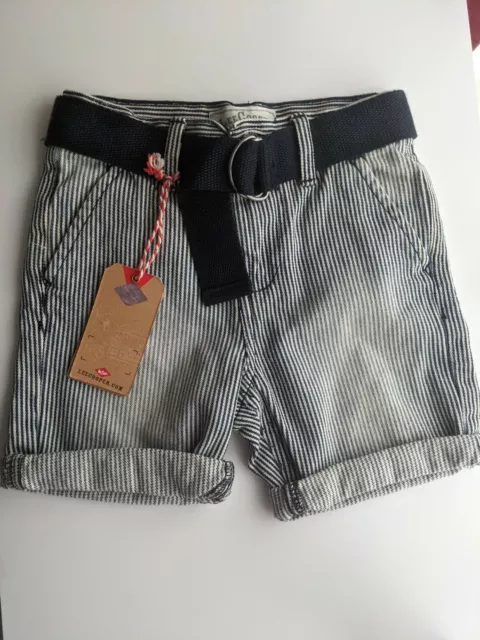 Lee Cooper Shorts Kids Size 3 Polyester/Cotton With Belt 2