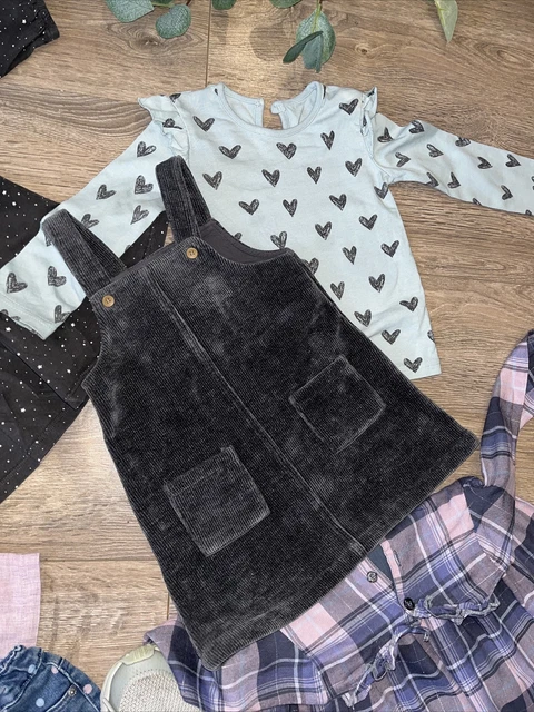 NEXT Tu George bambine autunno inverno pacchetto abito jeans top età 12-18 6