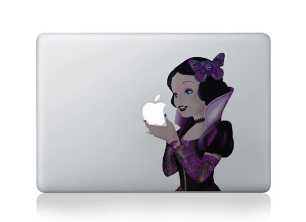 Snow White Princess Disney Goth P Sticker Vinyl Decal Macbook Air/Pro/Retina 13"