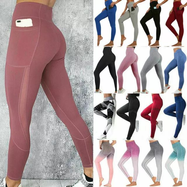 SEXY WOMEN'S BUTT Lift Yoga Pants Hip Push Up Leggings Fitness Workout  Stretch $11.99 - PicClick