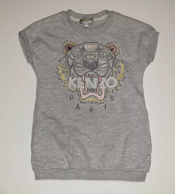 Girls KENZO Long Pullover Short Sleeve Jumper Age 2 Years