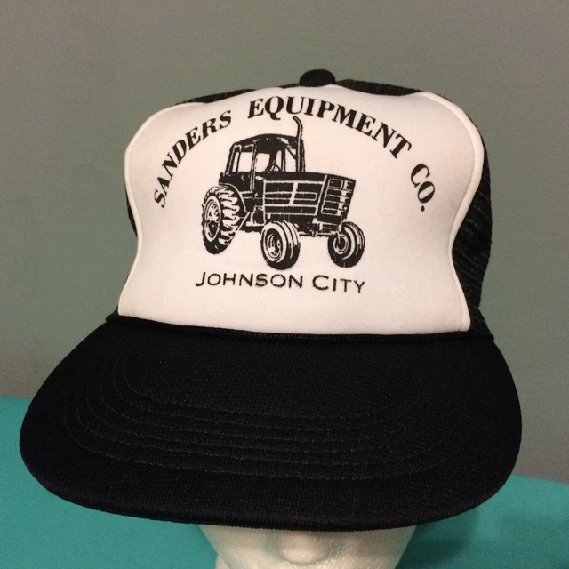Vintage Sanders Equipment Snapback Trucker Hat Cap EUC Johnson City TN HIPSTER