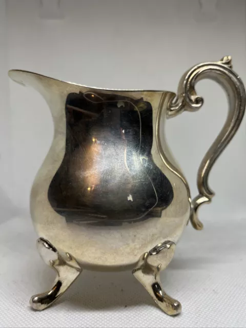 English Silver MFG Corp Creamer  5.25"t Excellent Condition Made of USA