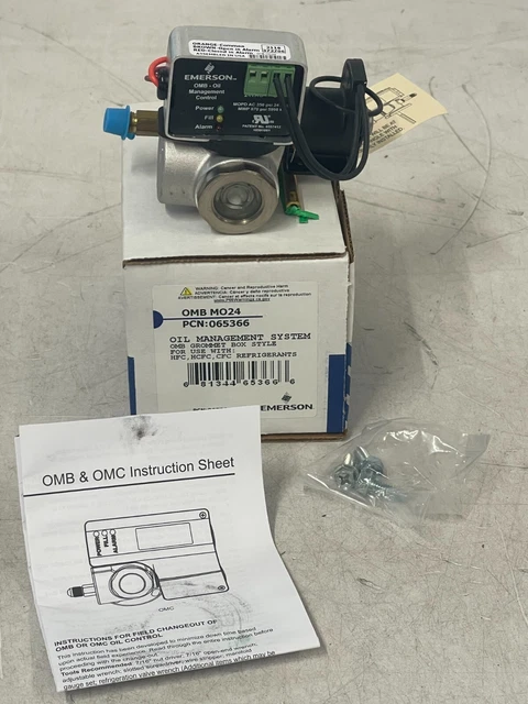 Emerson OMB MO24 Oil Management System (OMB Grommet Box Style)HFC HCFC CFC 65366