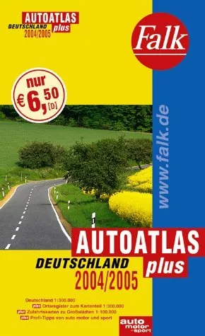 Falk Autoatlas plus Deutschland 2004/2005. 1:300000