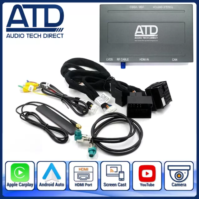 Carplay Android Auto Interface pour Audi A4 A5 Q5 Q7 3G Mmi Camera sans Fil Kit