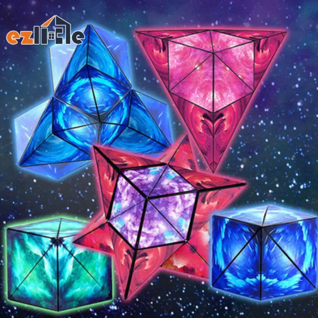 3D Variety Changeable Magnetic Magic Cube Anti Stress Gift Anxiety Puzzle Toy