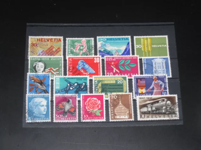 Briefmarken Europa Lot 201: Schweiz ʘ gestempelt - aus alter Sammlung
