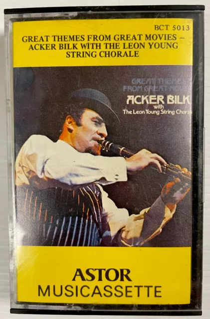 Acker Bilk Great Themes From Great Movies Music Cassette Tape BCT 5013