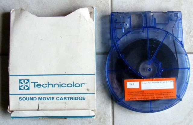 Cartouche en film super 8 sonore, Technicolor