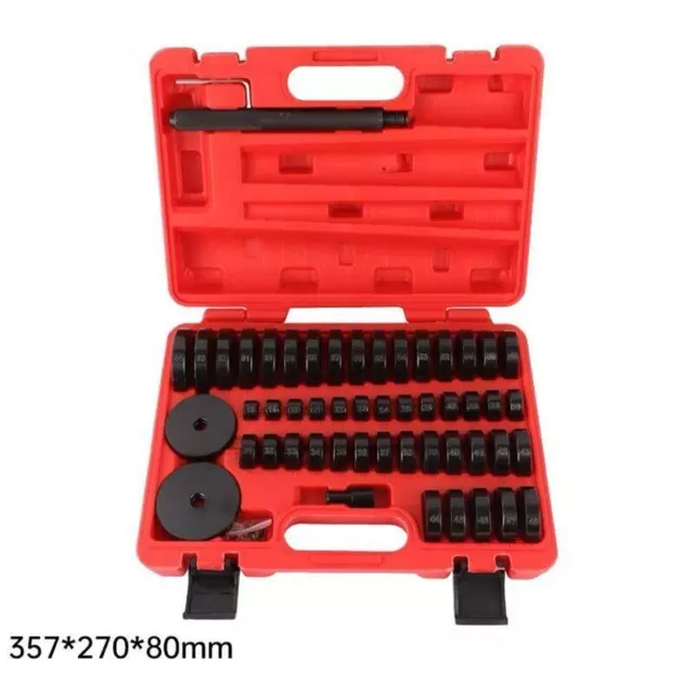 52Pcs Automotive Removal Press Rubber Sleeve Tool Wheel BearingInstallation Tool