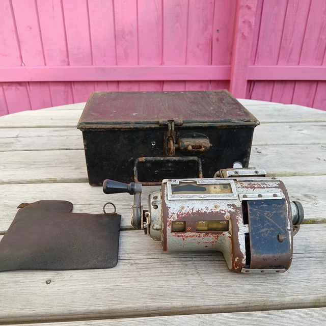 VINTAGE TIM BUS Conductors Ticket Machine From Blackpool Deckchair Hire ...