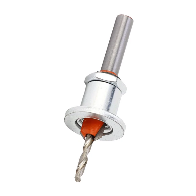 Alloy Steel Countersink Drill Bit Set Clear Groove Limit Adjustable For Wood