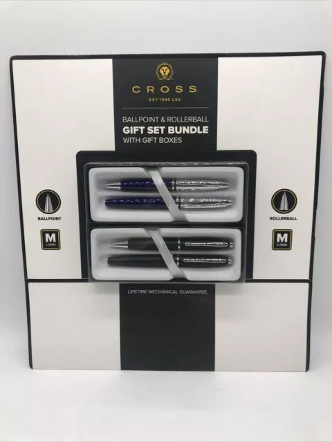 CROSS CALAIS Gift Set Bundle Ballpoint & Rollerball Pens w/ Boxes New & Sealed