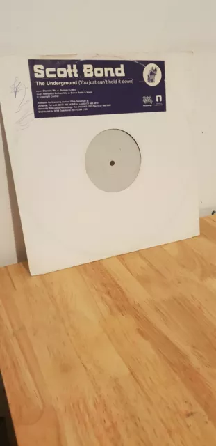 Scott Bont The Underground 12 Inch Dance Vinyl Record
