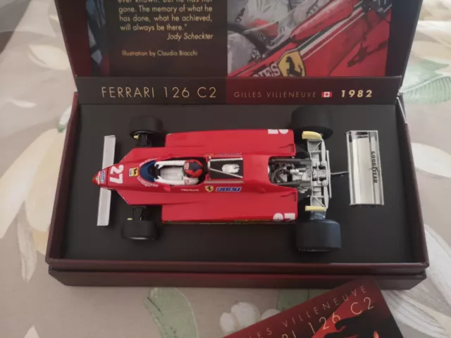 Policar Ferrari 126 C2 Gilles Villeneuve Zolder 1982 New 1/32 Slot Car