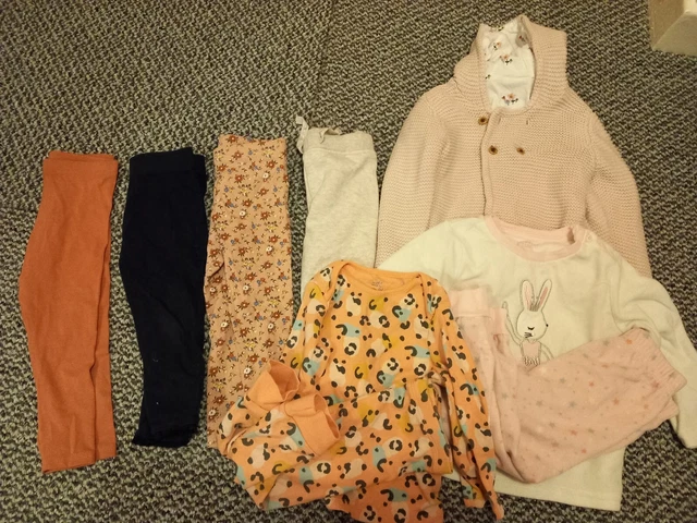 Girls Bundle 12-18 Months leggings cardigan