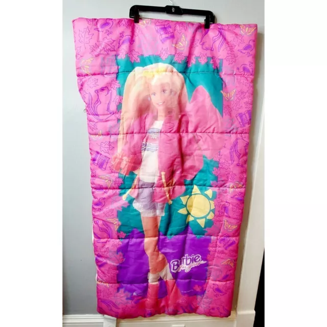 Saco de dormir vintage Mattel Barbie para niñas niños 55 X 29