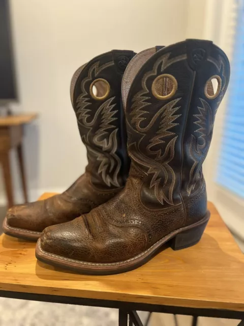 ARIAT MEN’S COWBOY Boots Resoled 10.5 EE $33.00 - PicClick