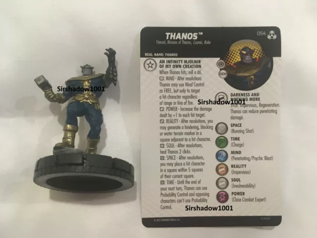 Heroclix Thanos 054 Marvel Avengers War of the Realms Super Rare