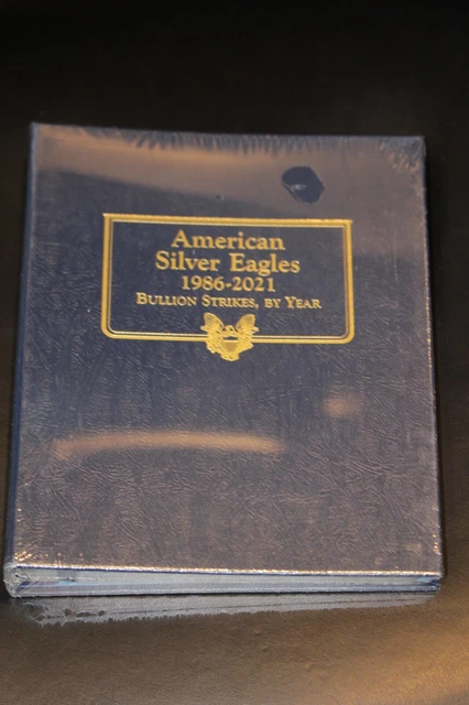 American Silver Eagle Coin Album 1986 2021 ASE Whitman Collection Folder 3395