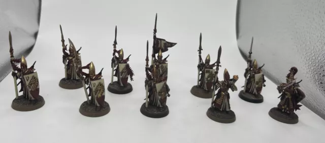 Citadel Warhammer Sea Elves Lothern City Guard X 10 Painted Plastic