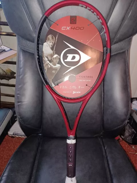 Dunlop 20212CX 400 Tennis  New Racquet  Grip 4 1/2 L4 Free Strings & Stringing