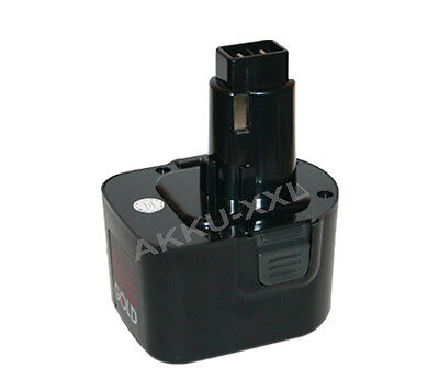 DEWALT DE 9037/de 9075/12v 2000mah NiMH BATTERIA F 