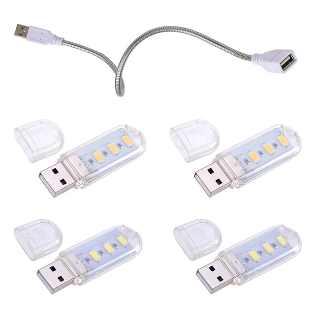 5 PCS STUDENT LED Night Light Camping Lights Notebook Laptop Lamps £9. ...