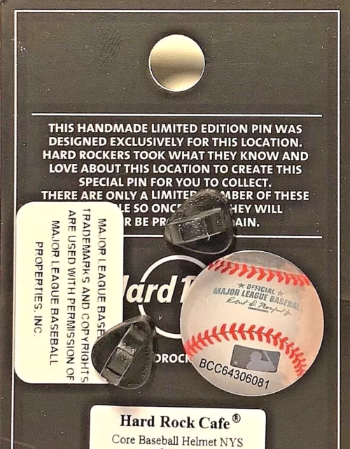 Hard Rock Cafe Yankee Stadium New York Yankees Baseball Helmet Pin New LE 97542 2