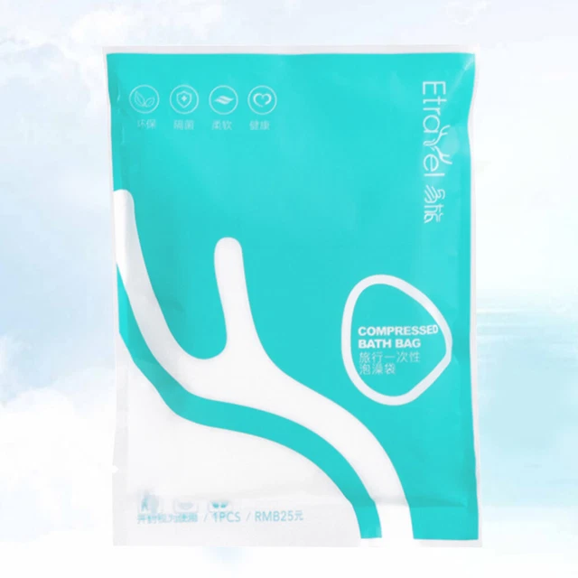 10 Piezas Bolsa de Baño Desechable Bañera Útil de Plástico Práctica